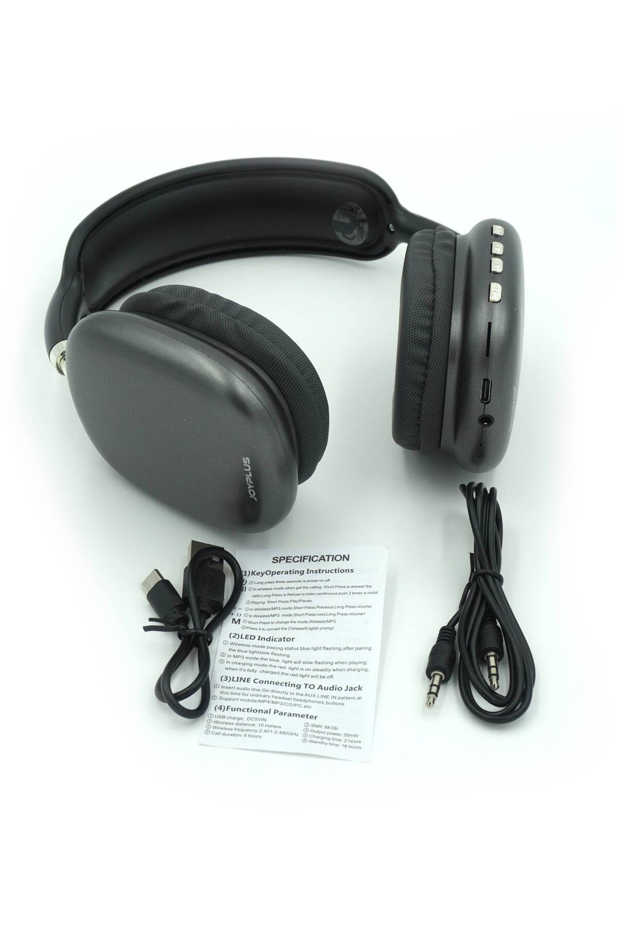 JP-1305 P9 Kafa Üstü Bluetooth Kulaklık - Görsel 3