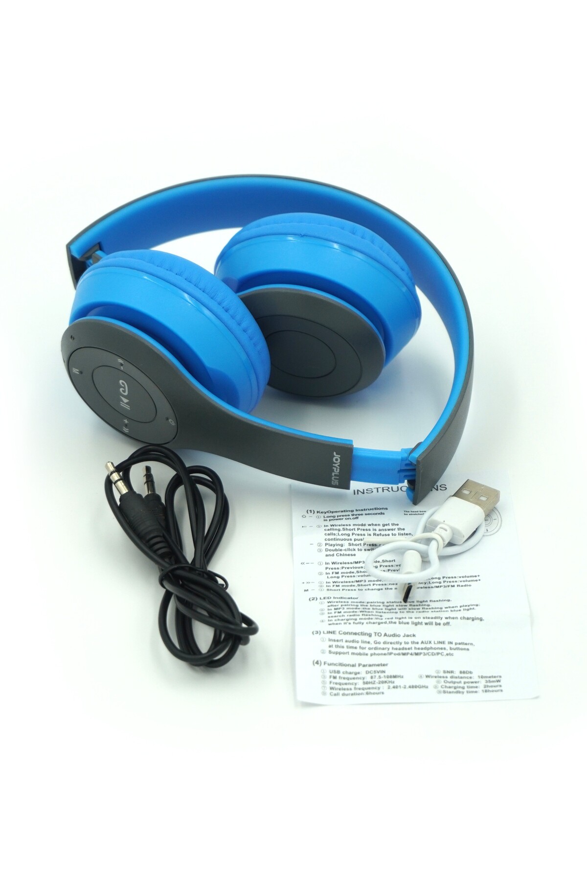 JP-1301 P47 Katlanabilir Kafa Üstü Bluetooth Kulaklık - Görsel 2