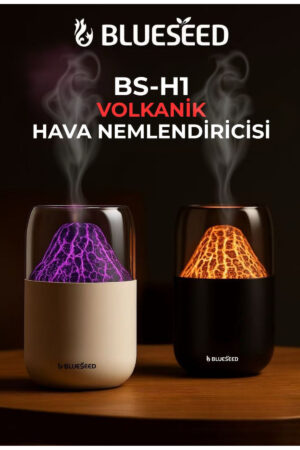 BS-H1 Volkanik Ultrasonic Led Işıklı Hava Nemlendirici