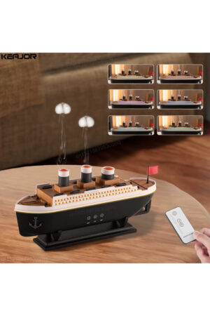 BS-H4 Nostaljik Gemi Tasarımlı Işıklı Hava Nemlendirici